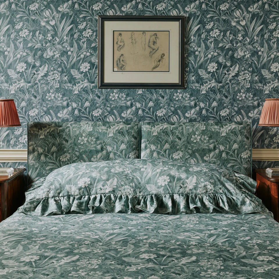 Habitación con estampado