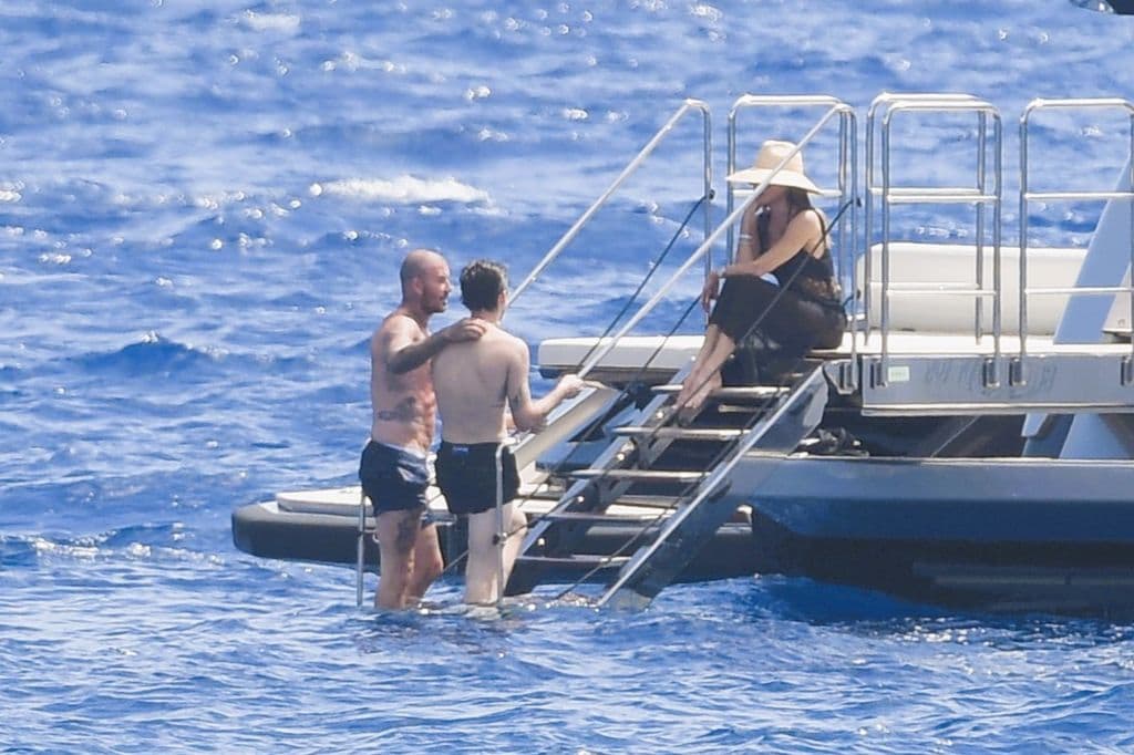 Los Beckham han disfrutado de las aguas del Mediterráneo en su yate 