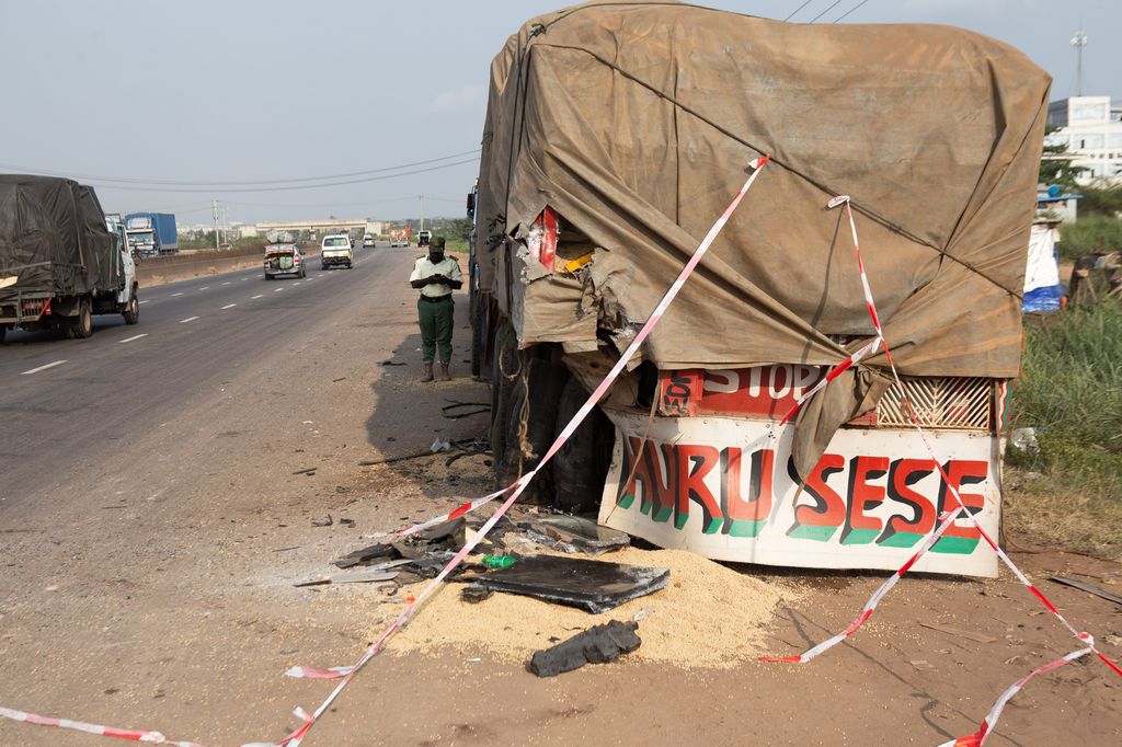 Imágenes del accidente
