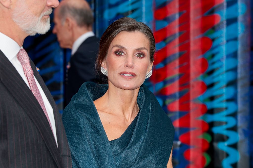 La reina Letizia en Holanda en una vistia de Estado en 2024