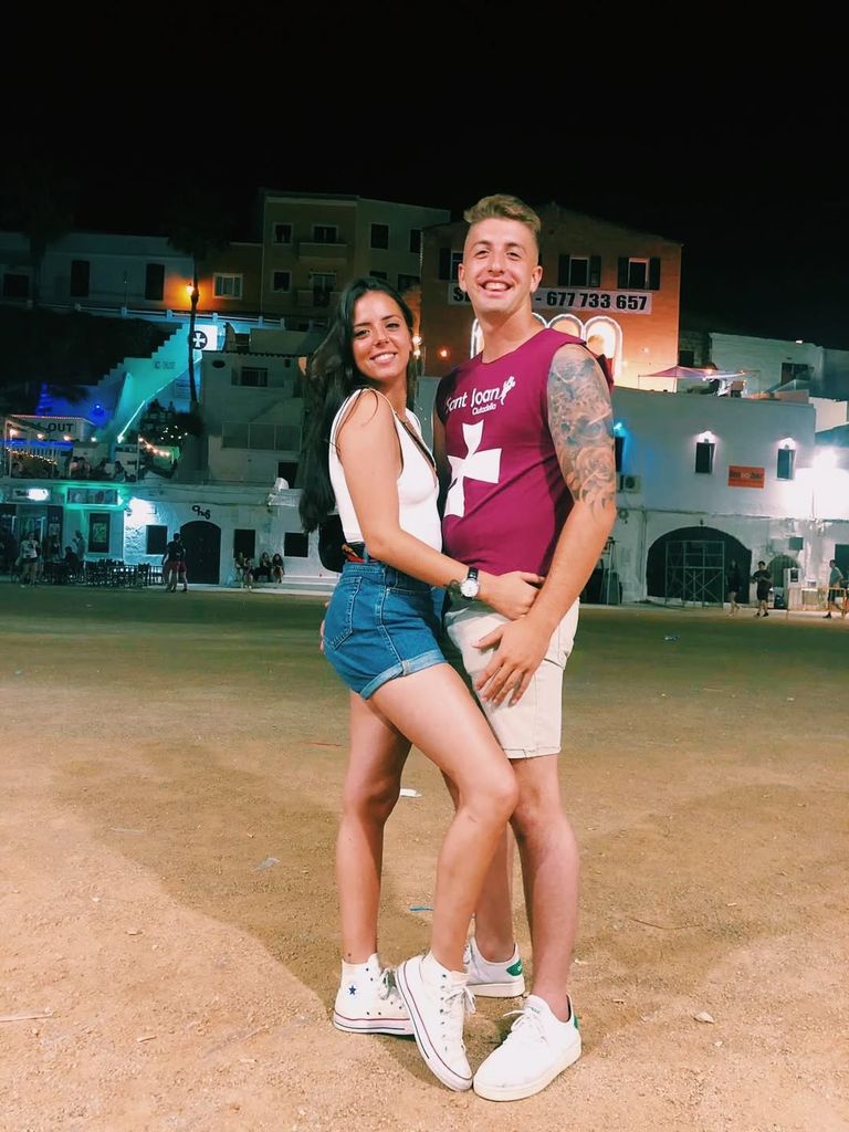Xisco Quesada junto a su mujer, Noelis Garcés