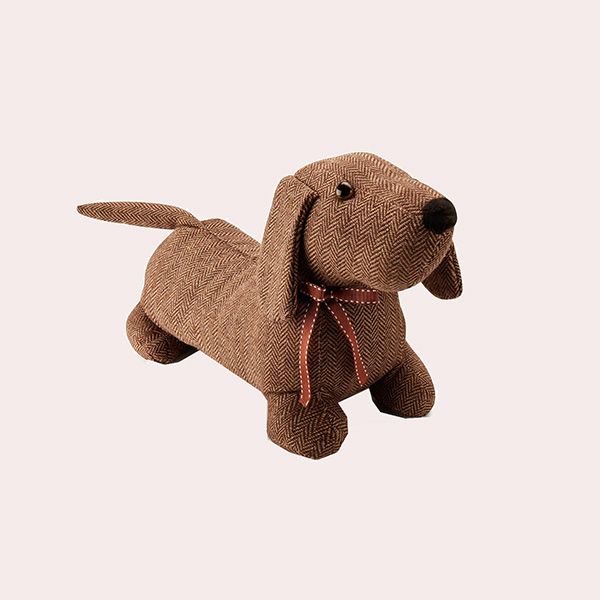 Retenedor de Puerta Peluche perro Marrón de Leroy Merlin