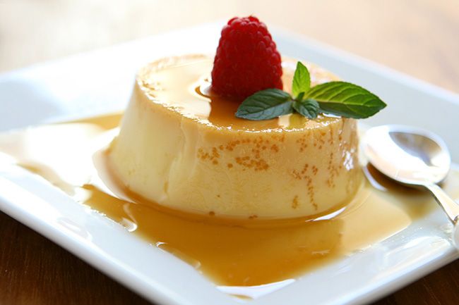 brownie flan receta