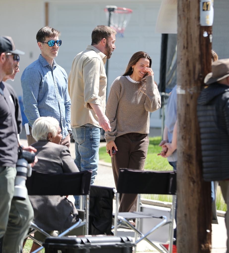 Ben Affleck en el set de grabación de 'Animals', en Los Ángeles.