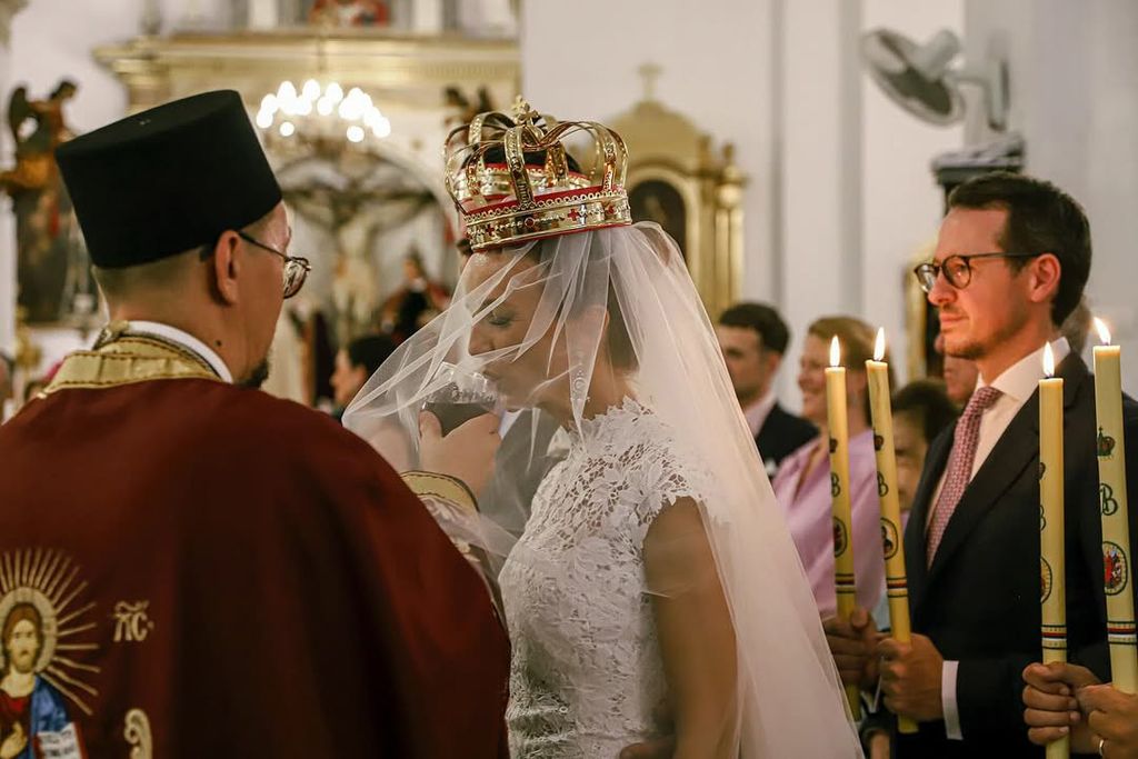 Boda de los príncipes Alejandro y Vesna de Serbia, en Sevilla