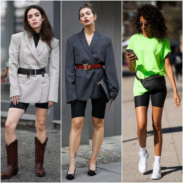 Mallas ciclistas en el street style