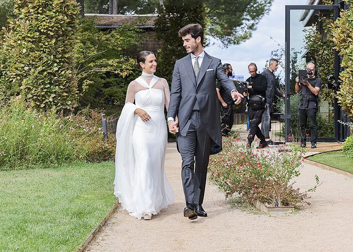 Marta Pombo y su marido