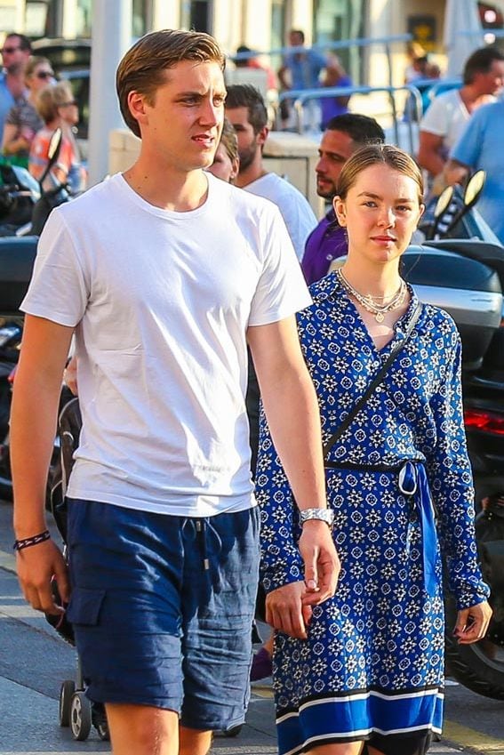 Alexandra de Hannover con Ben-Sylvester Strautmann en Mónaco