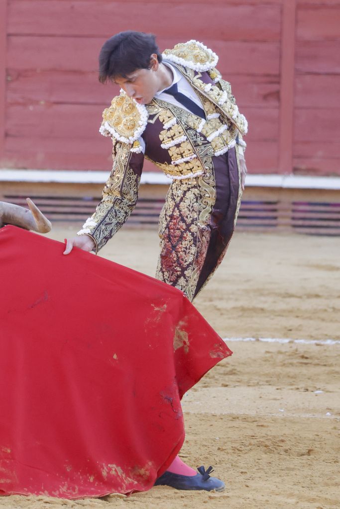 Andrés Roca Rey esta tarde en Móstoles, donde ha conseguido dos orejas