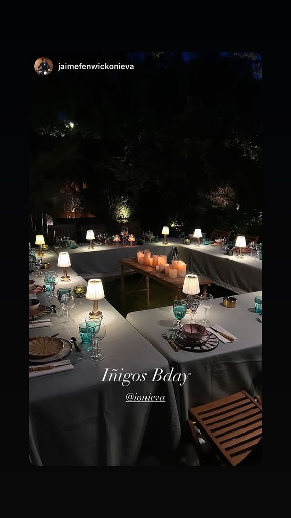 A la celebración acudió Jaime Fenwick Onieva, es primo de Iñigo