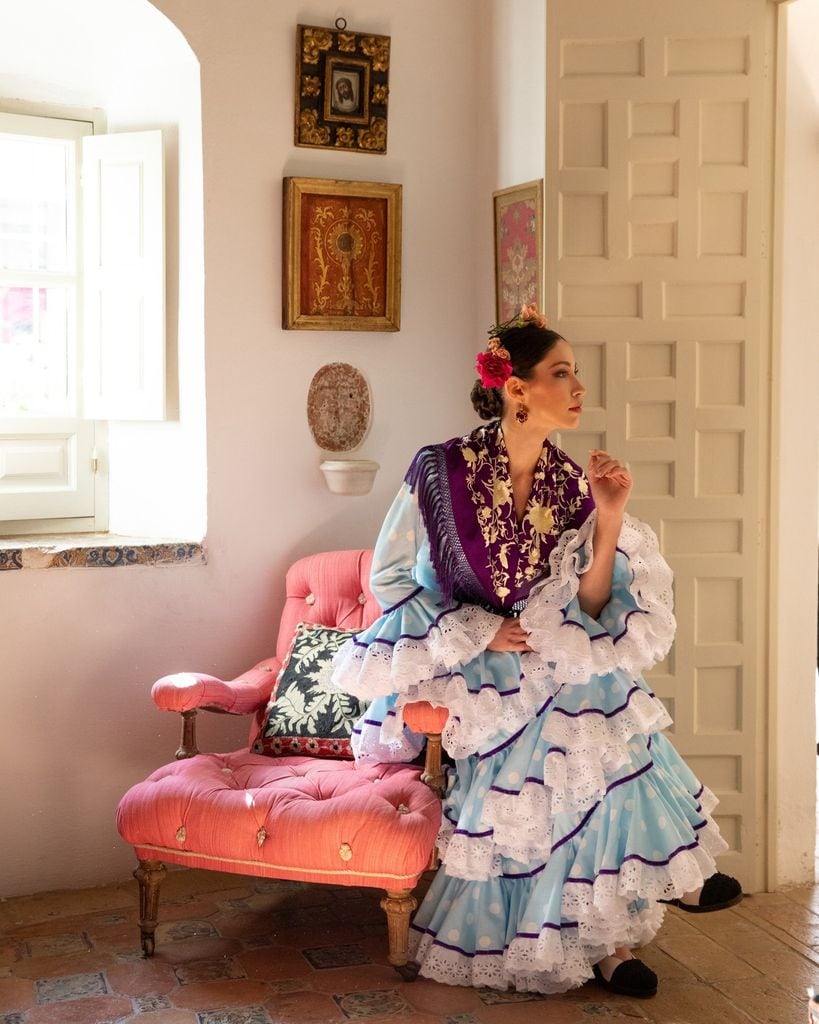 Feria de abril de Sevilla traje de flamenca