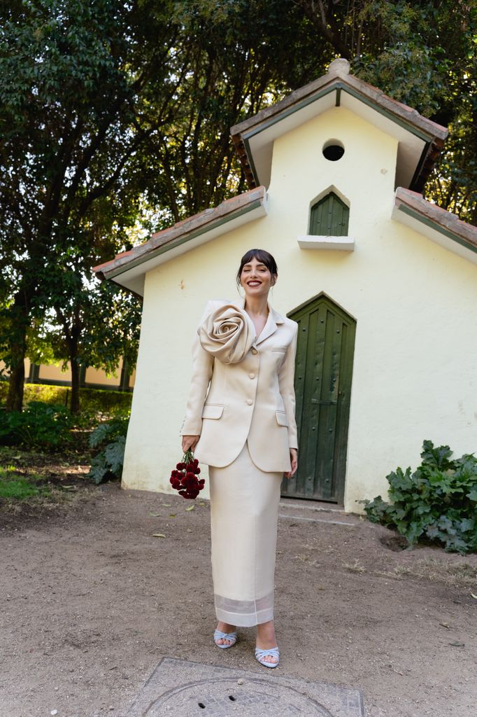 Andrea Duro, el look de su boda civil al detalle