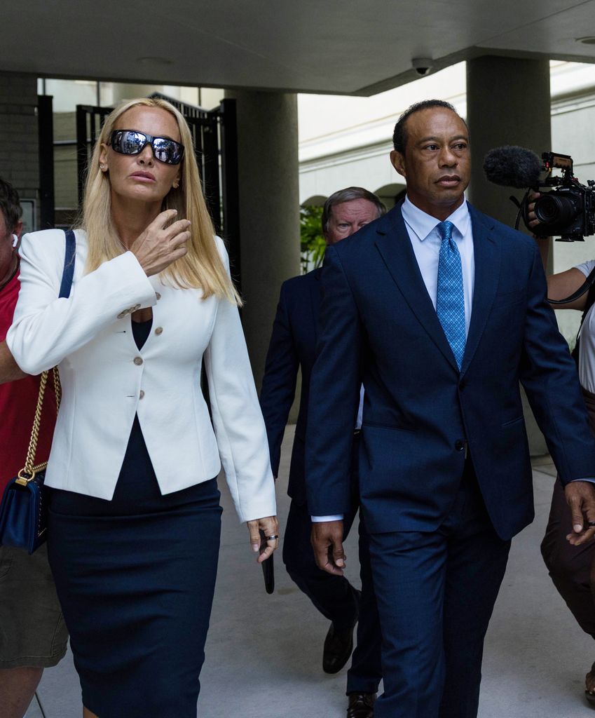 Vanessa Trump acompaña a Tiger Woods al juzgado del condado de Martin, en Stuart, Florida