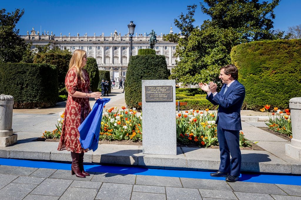 La princesa Amalia en Madrid