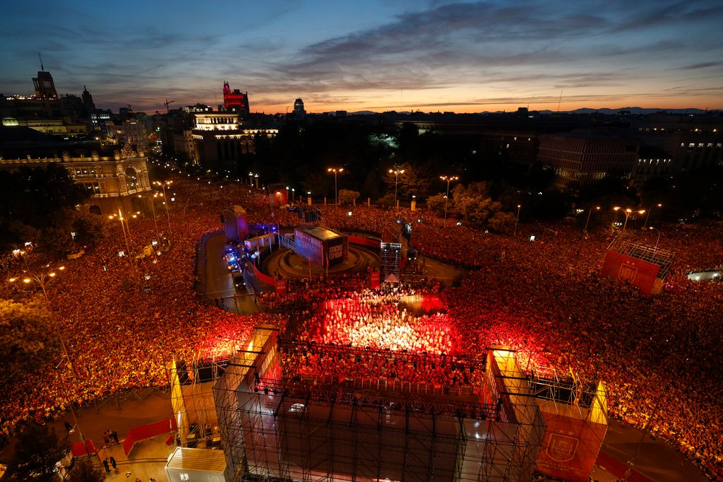 Movilización masiva en Madrid