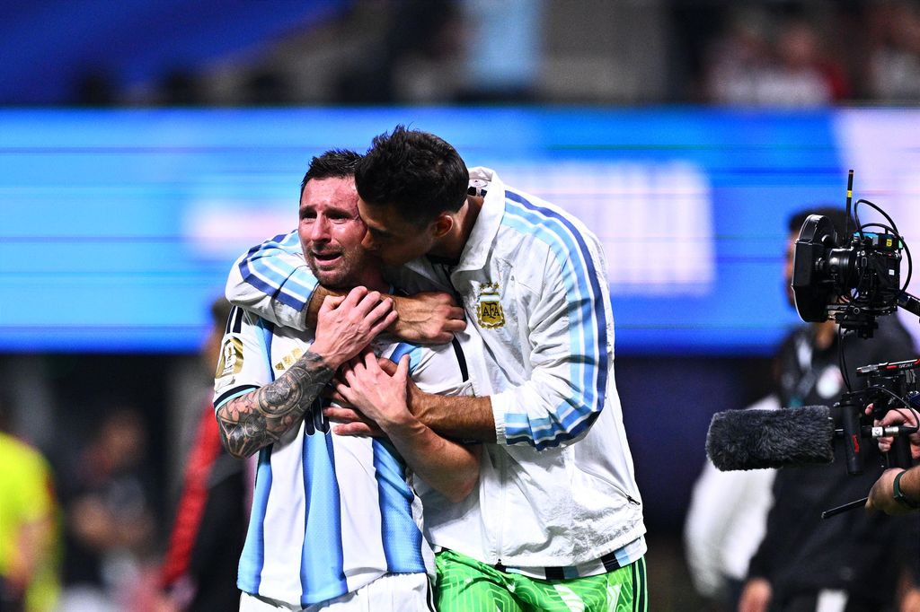 Leo Messi llora tras la victoria de la selección argentina frente a Egipto en el Mundial 2026 el 7 de julio de 2026