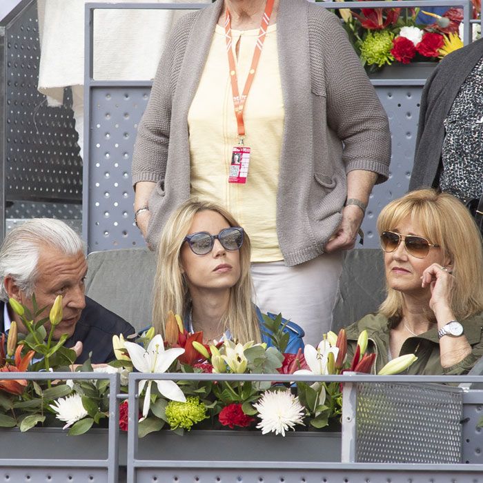 Sebastián Nadal, Ana María Parera y la hermana de Rafa Nadal, María Isabel Nadal
