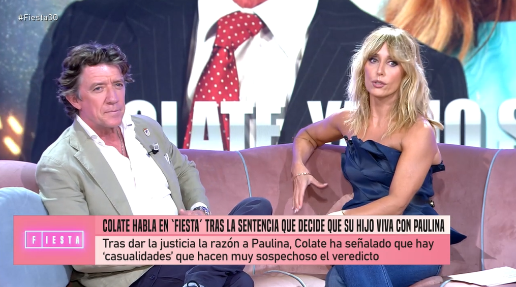 Colate habla por primera vez tras la sentencia que mantiene a su hijo Andrea Nicolás en Miami con Paulina Rubio