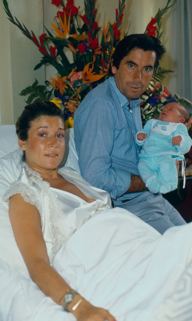 Mila Ximénez y Manolo Santana