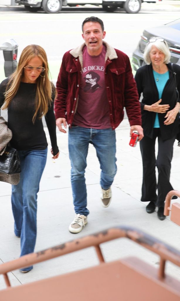 Jennifer Lopez, Ben Affleck y Christine Ann Affleck