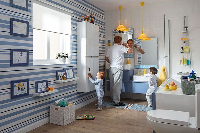 cuarto de baño familiar
