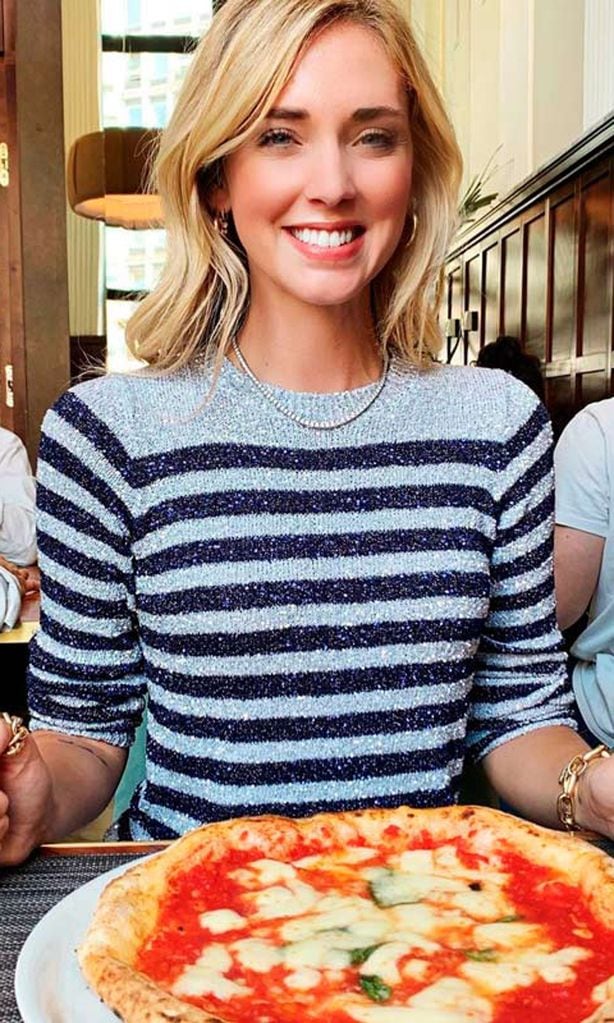 chiara ferragni es una pizza lover