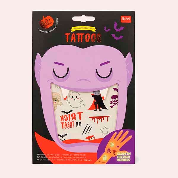 Legami - Tatuajes temporales para niños Halloween