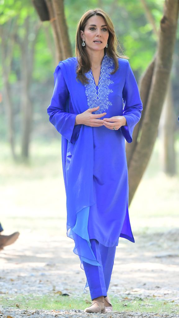Kate Middleton en un viaje a Paquistán en 2019