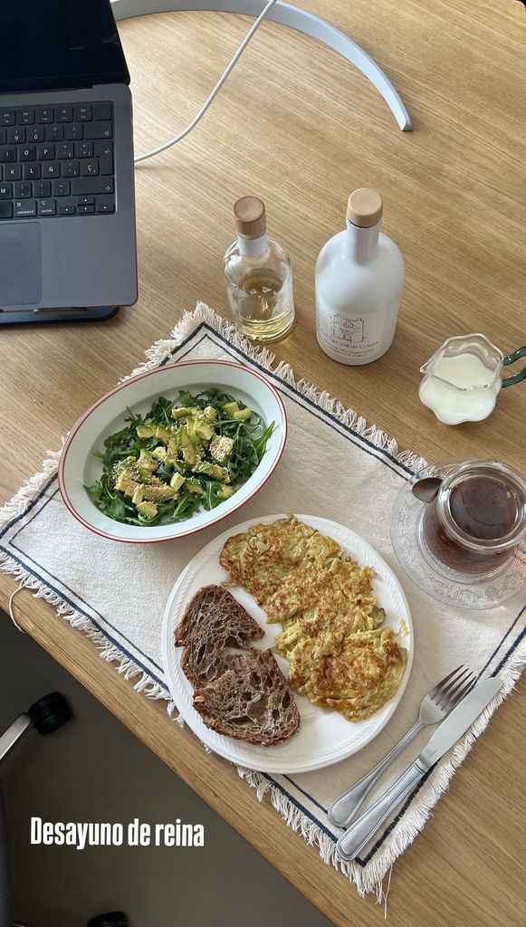 El desayuno saludable de Vanesa Lorenzo 