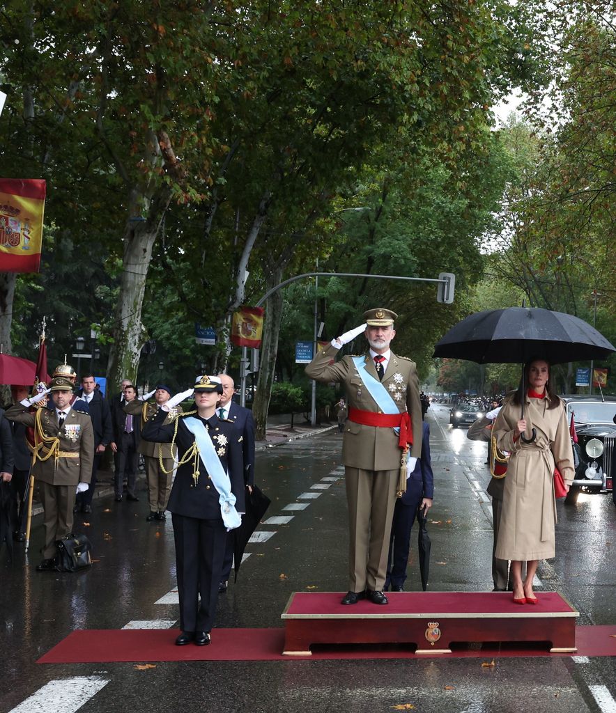 Rey Felipe VI y Princesa Leonor  Día Hispanidad 2024