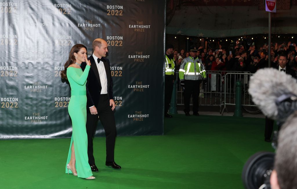 Príncipe Guillermo y Kate Middleton en los premois Earthshot de 2022