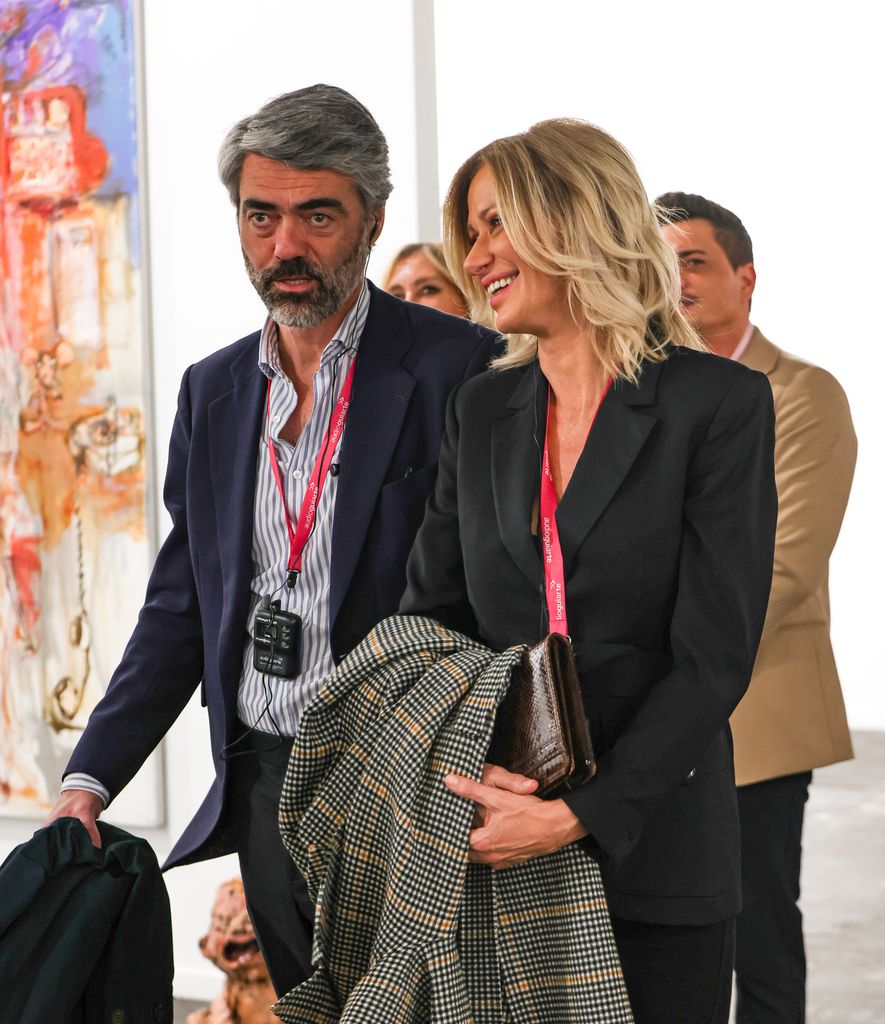 Susanna Griso y Luís Enríquez Nistal en ARCOmadrid