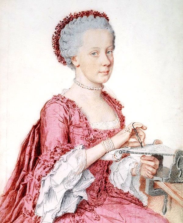 María Amelia de Austria (1746-1804), por Jean-Étienne Liotard
