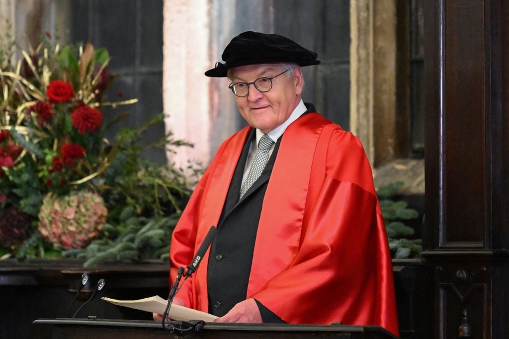 Frank-Walter Steinmeier, en la ceremonia