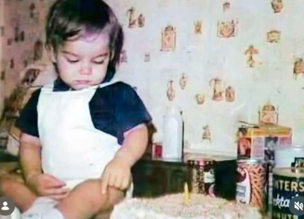 Así lucía Ricky Martin cuando era un bebé.