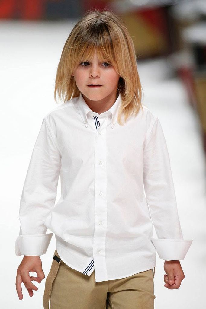 Dylan Valdés desfiló en la pasarela 080 Barcelona cuando era un niño