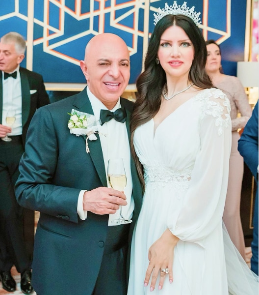 La  modelo Raquel Hernández y su marido