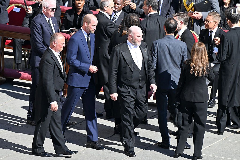 Príncipe Guillermo en el funeral Papa Francisco