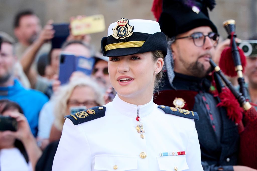 Leonor recibe la Medalla de Oro de Galicia