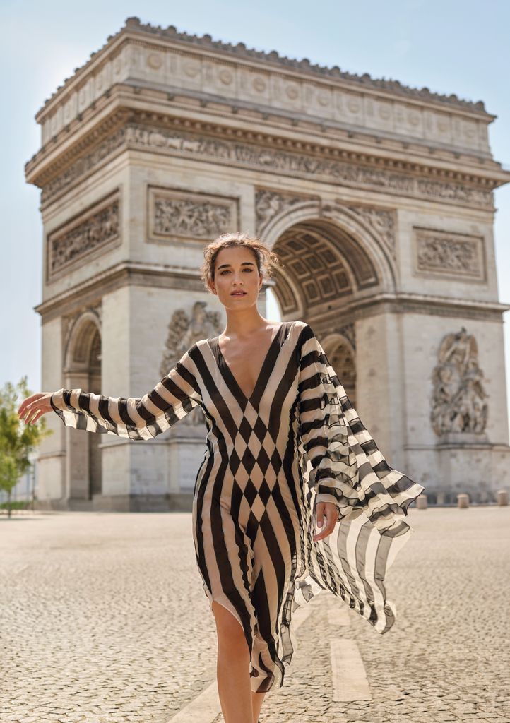 Bárbara Mirjan en París.