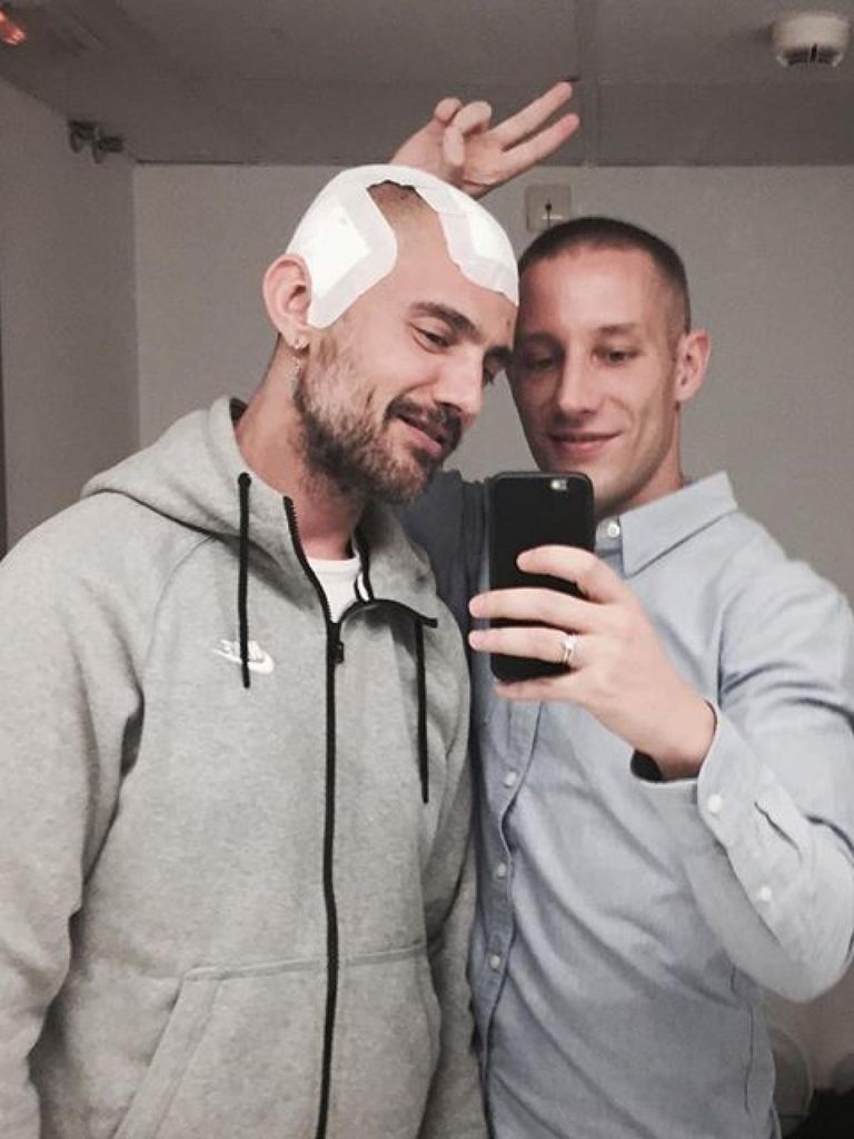 La pareja se mantuvo positiva hasta los últimos días