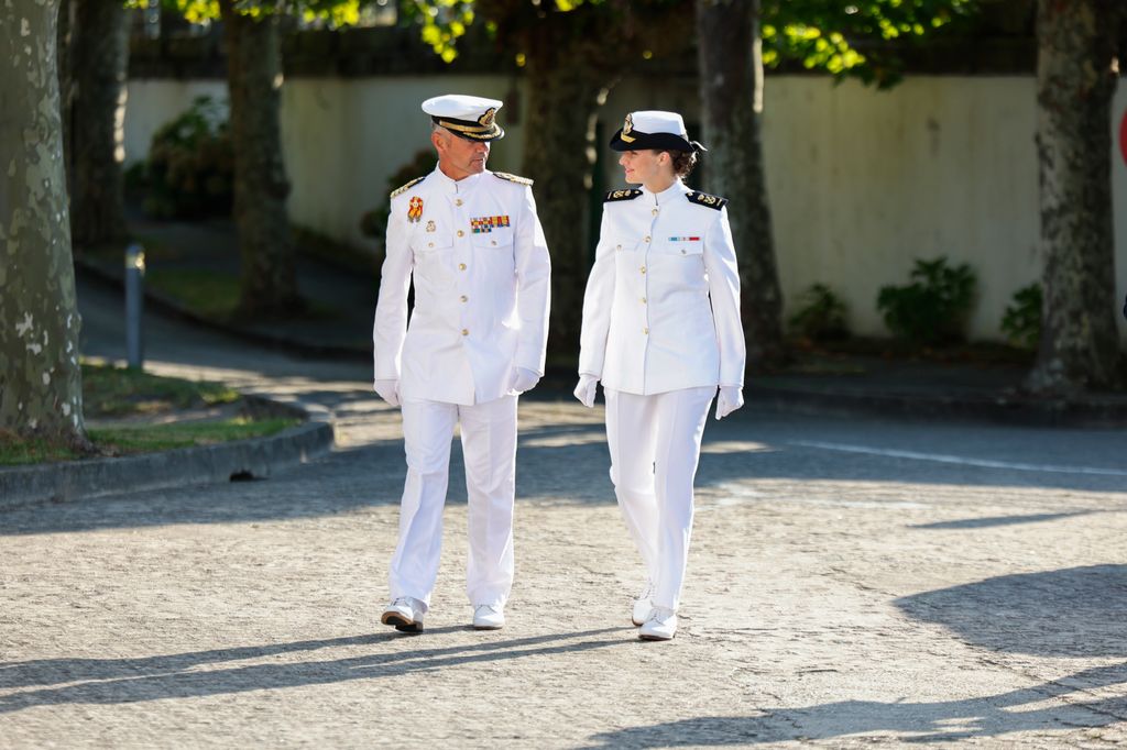 La princesa Leonor ingresa a la Escuela Naval de Marin
