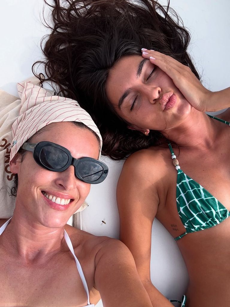 Blanca Romero y su hija Lucía Rivera de vacaciones en Mallorca