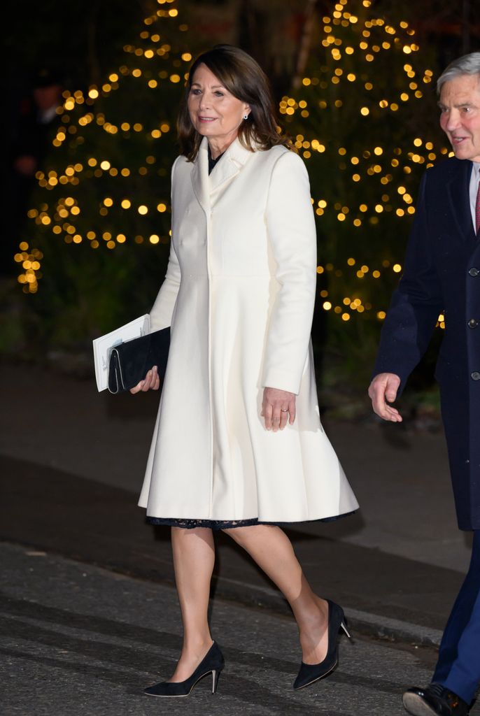 Carole Middleton, madre de la princesa de Gales, en la Abadía de Westminster, 2024.