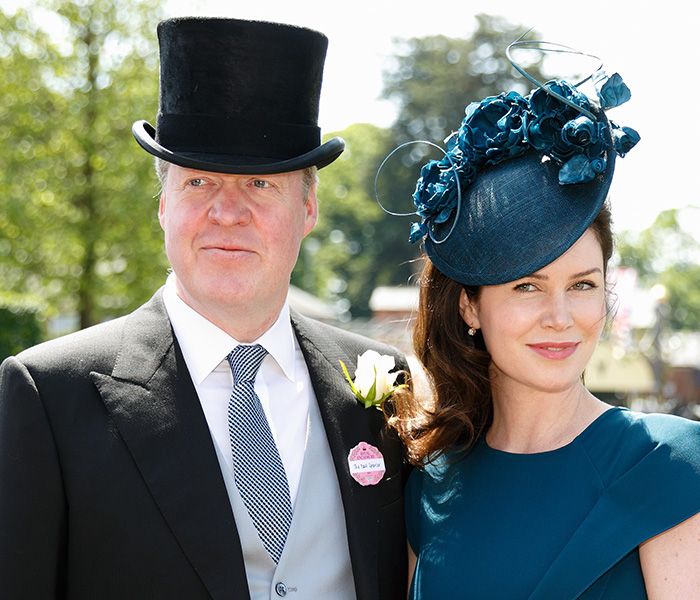 Charles Spencer y su exmujer Karen 