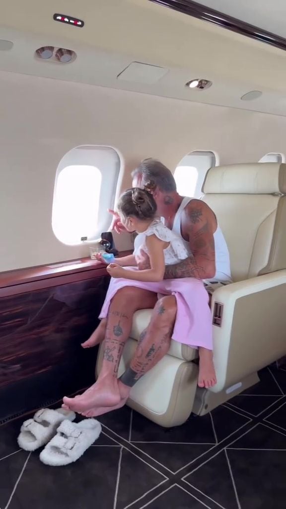 Gianluca Vacchi es un padre amoroso y dedicado con su hija Blu.