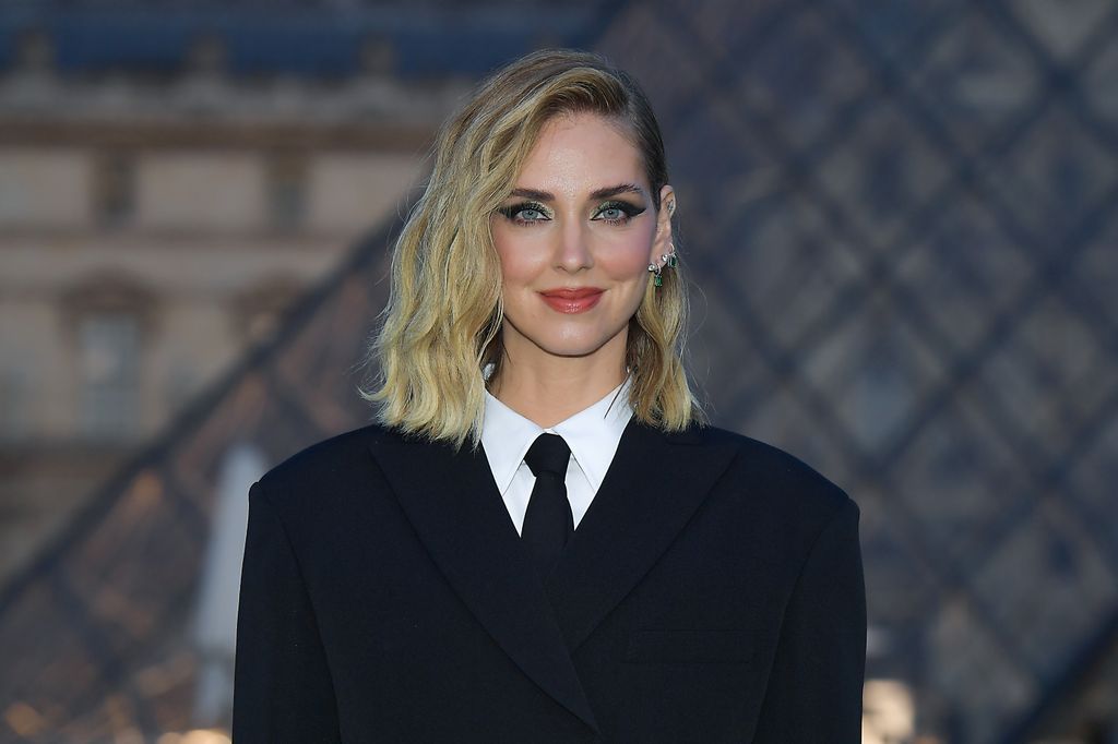 Chiara Ferragni en el Louvre