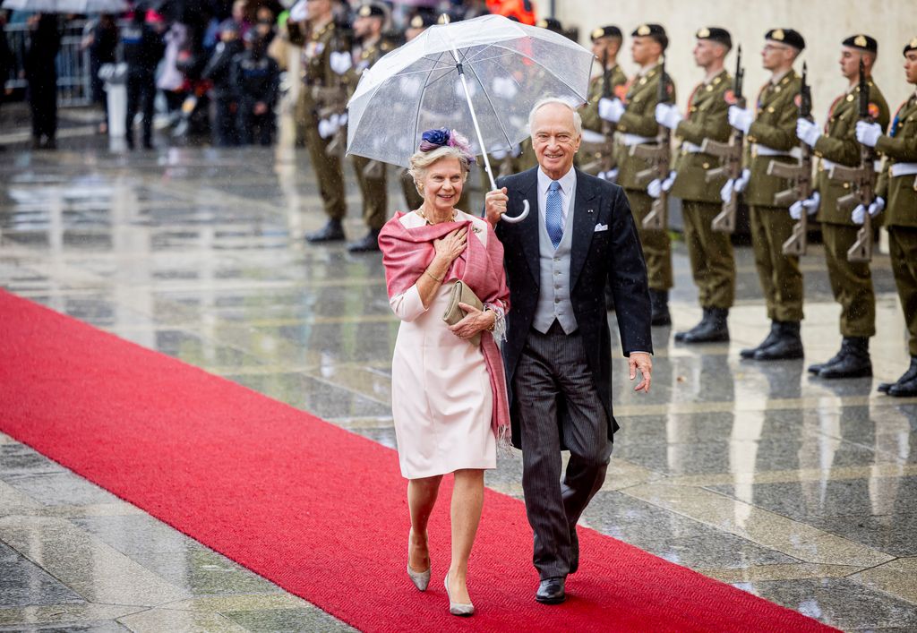 Los archiduques Christian y Marie-Astrid de Austria