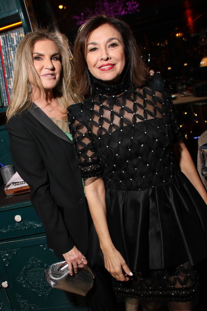 Isabel Gemio Susana Uribarri en la fiesta de la MBFWM