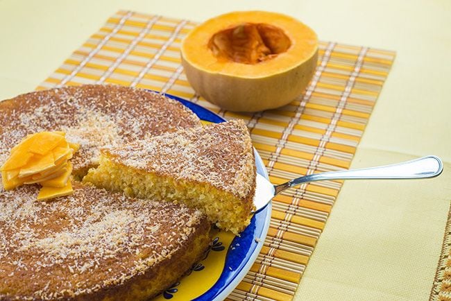bizcocho de calabaza asada